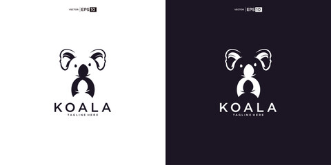 koala logo design vector inspiration © nurvika