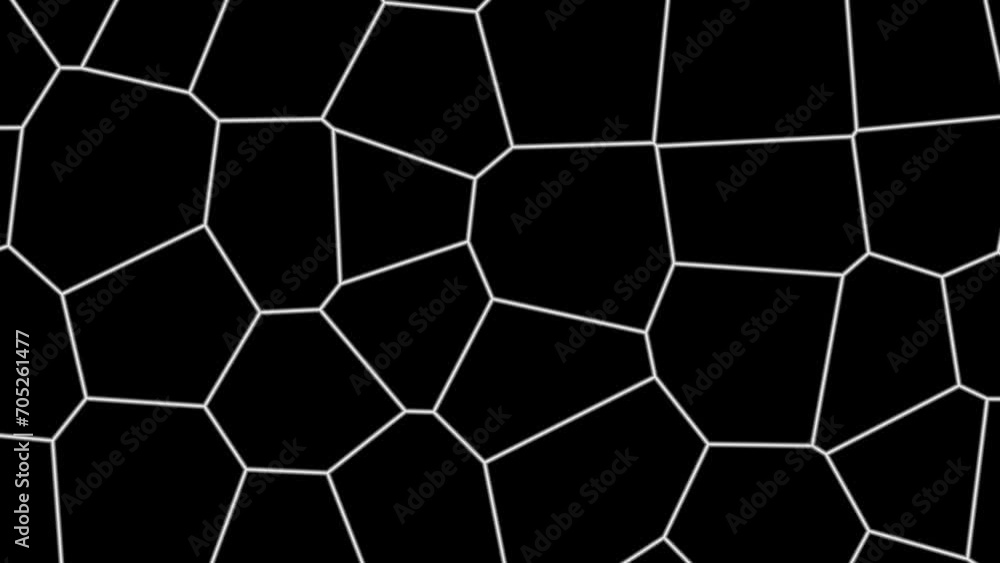 Aufkleber black and white mosaic with a minimal wavy surface. random waving. abstract background from chaotic 