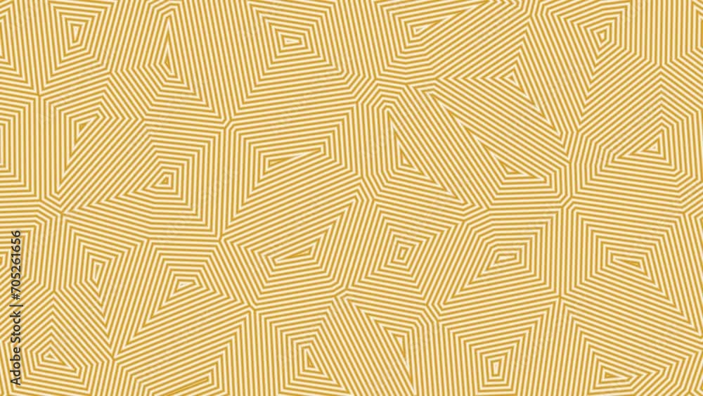 Poster abstract orange motion background of chaotic green pieces moving randomly. abstract shapes. fracture