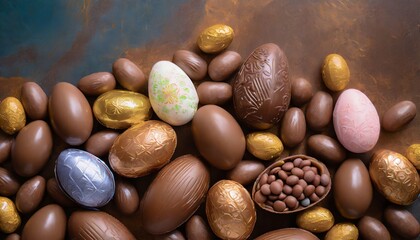 little chocolate easter eggs