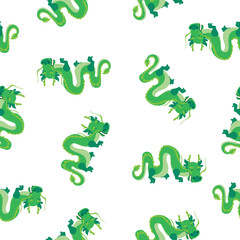 Hand Drawn cute Dragon year simple beautiful design printed vector illustration