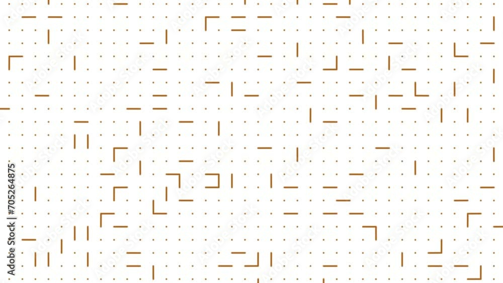 Poster brown abstract line particles background. lines motion minimal design corporate background. footage 