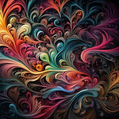 abstract floral background illustration