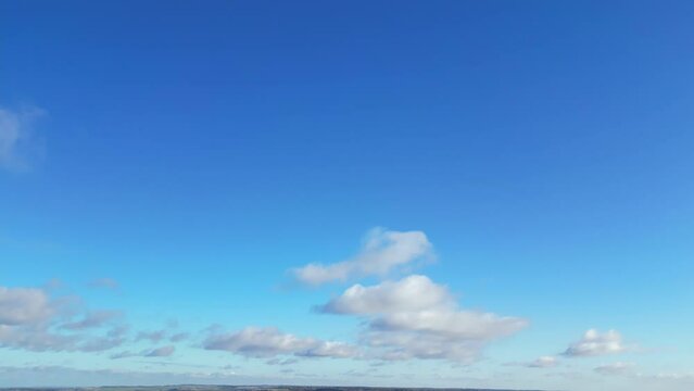 Blue Sky and Clouds over England