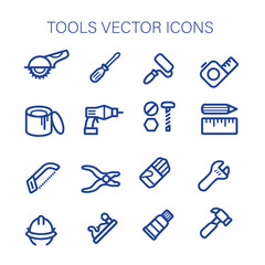 tools line icons vector design set , repair vector icon