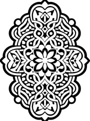 Vintage persian pattern ornament