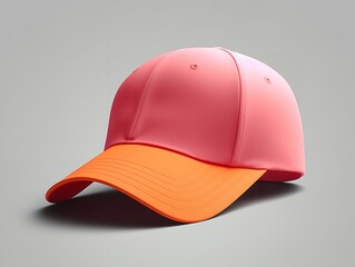 Fototapeta premium Trendy Baseball Cap Mockup for Sports and Streetwear - AI Generated