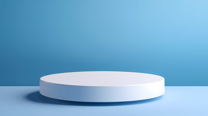 Simple product booth, podium, stage, product commercial photography background, cosmetics booth, 3D rendering