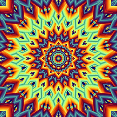 3d effect polygonal geometric color gradient pattern - 705275416