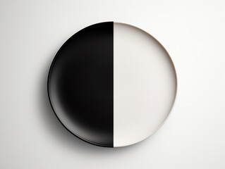 Elegant Ceramic Plate Mockup for Dining and Decor - AI Generated