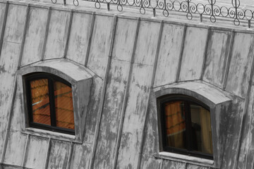 old wooden window