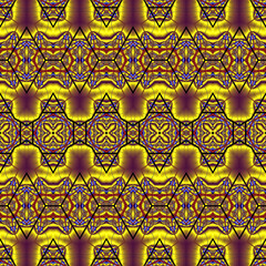 3d effect - geometric color gradient pattern  - 705277278