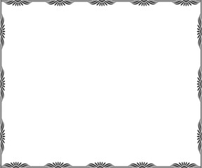 Frame for 12x10 Format, Ornament for Postcard, Picture, Image