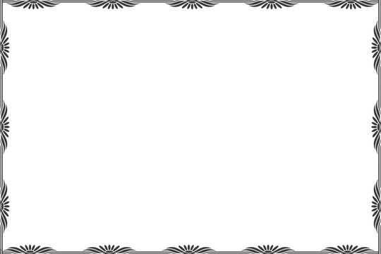 Frame for 6x4 Format, Ornament for Postcard, Picture, Image