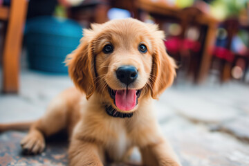 Golden puppy
