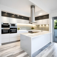 Fototapeta na wymiar Epoxy kitchen modern