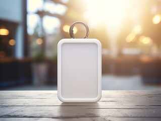 Custom Keychain Mockup for Personal and Promotional Use - AI Generated