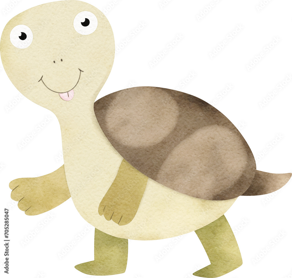 Leinwandbilder turtle created with generative ai technology
