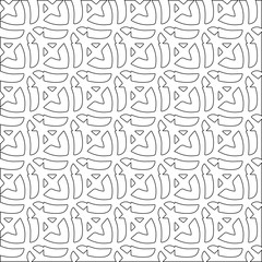 Abstract patterns.Abstract shapes from lines. Vector graphics for design, prints, decoration, cover, textile, digital wallpaper, web background, wrapping paper, clothing, fabric, packaging, cards.