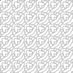 Abstract patterns.Abstract shapes from lines. Vector graphics for design, prints, decoration, cover, textile, digital wallpaper, web background, wrapping paper, clothing, fabric, packaging, cards.