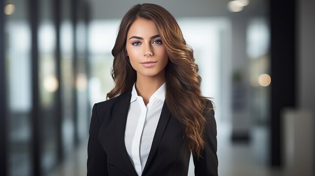 A young woman who is involved in business