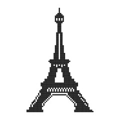 Obraz premium eiffel tower, Paris, Elf Pixel Tower