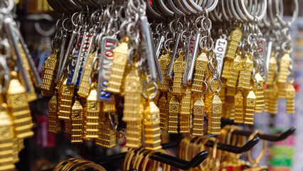 Souvenirs from London keychain Big Ben