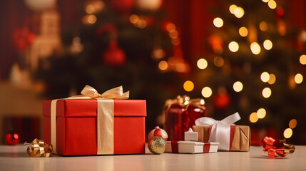 Online sales and shopping concept. Buying gifts online.