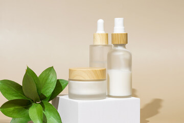 Eco-Friendly Skincare Products on Minimal Display