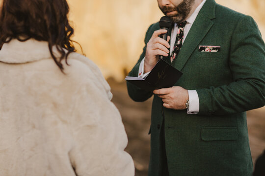 bride and groom vows