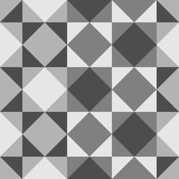 Diamonds, rhombuses, triangles seamless pattern. Geometric image. Folk ornament. Ethnic ornate. Tribal wallpaper. Geometrical background. Retro motif backdrop. Ethnical textile print. Abstract vector.