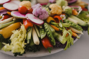 Crudite Platter of Vegetables