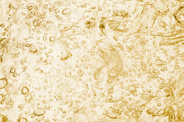 Liquid gel cosmetic smudge texture yellow