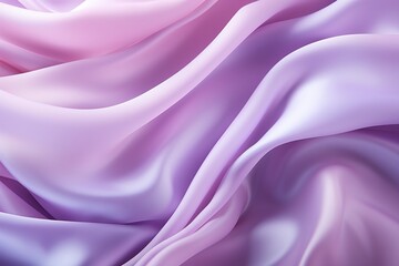 Obraz premium Gradient purple silk fabric with smooth folds