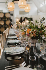 Wedding Table Florals