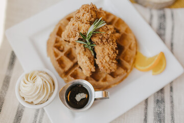 Chicken and Waffles