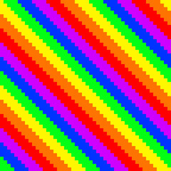 Jagged rainbow-colored diagonal stripes background