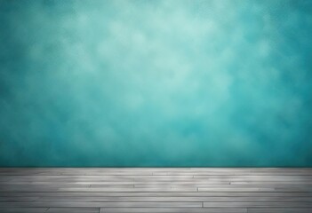 Sky blue aqua blue colored scratched effect bright wall texture vector background horizontal...