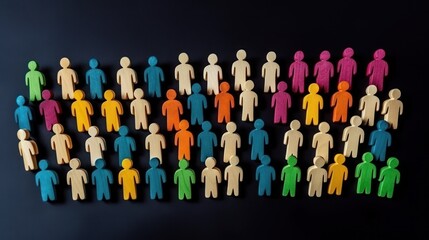 Naklejka premium Diversity and inclusion poster. Diversity, equity and inclusion concept. 