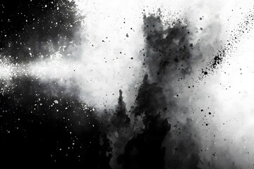 black and white dust grunge watercolor art texture background unreal engine, high detail, wes...