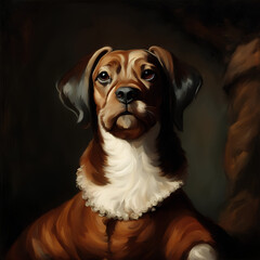 portrait of a dog