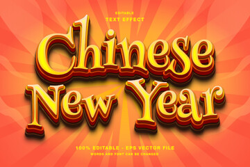Chinese New Year 3D Text Effect