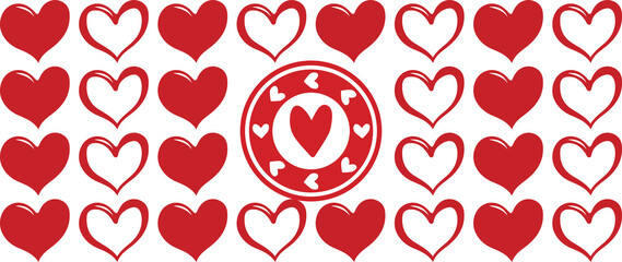 Hearts Libbey can glass wrap svg png Bundle, libbey glass svg png, Coffee glass can svg png, can glass wrap, 16oz Full Wrap, Can Glass Svg
