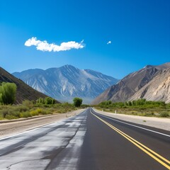 Fototapeta premium Road through the mountains