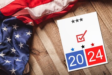 Presidential Election in United States in 2024. Vote day