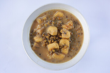 Green bean banana compote, Indonesian favorite food