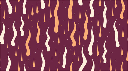 Cool Groovy Liquid Background Vector Design. Pattern for wallpaper and fabric. Retro groovy seamless pattern. Cover, poster, wallpaper. Spray.