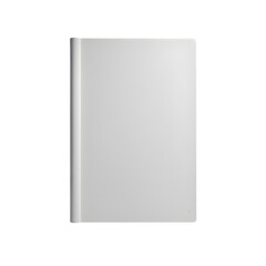 blank book cover isolated on transparent background
