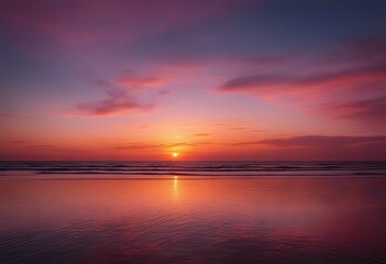 Obraz premium Colorful Sunset stock photoWinter Snow Landscape Scenery Mountain