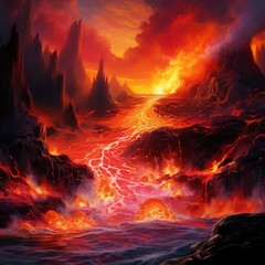 Lava Cascade
